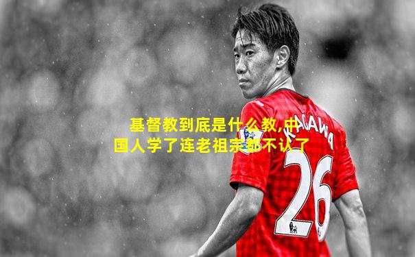 基督教到底是什么教,中国人学了连老祖宗都不认了