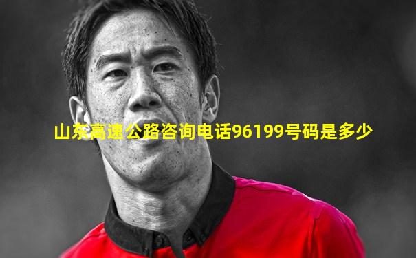 山东高速公路咨询电话96199号码是多少