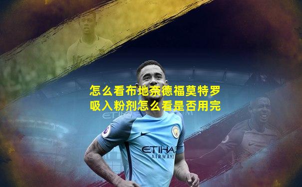 怎么看布地奈德福莫特罗吸入粉剂怎么看是否用完