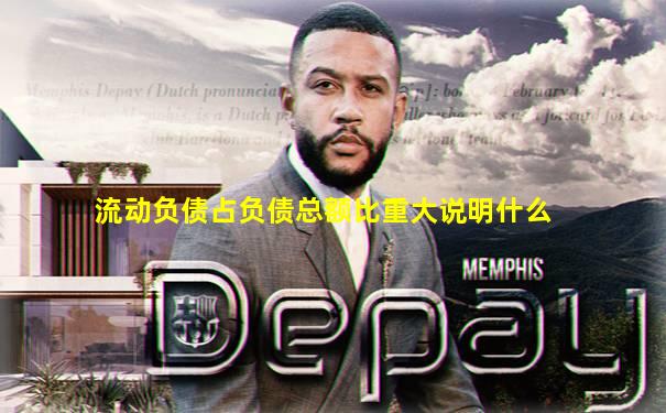 流动负债占负债总额比重大说明什么